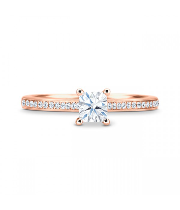 Anillo "Melodía" con precioso diseño con una talla princesa