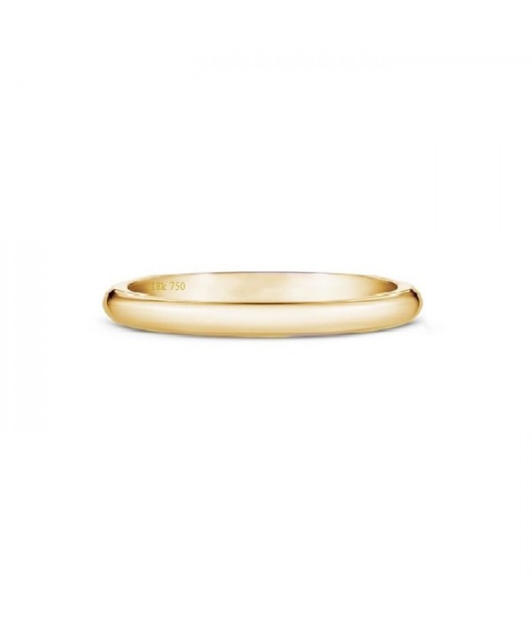 Wedding Ring oro 18 kilates 3.5mm media caña B