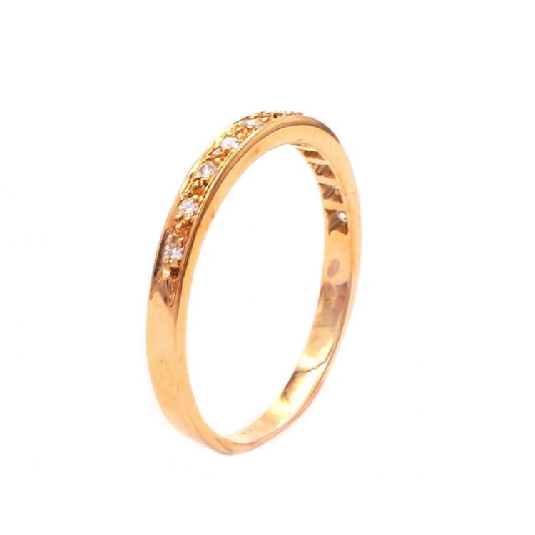 Alianza oro rosa brillantes - SC 206 OR 