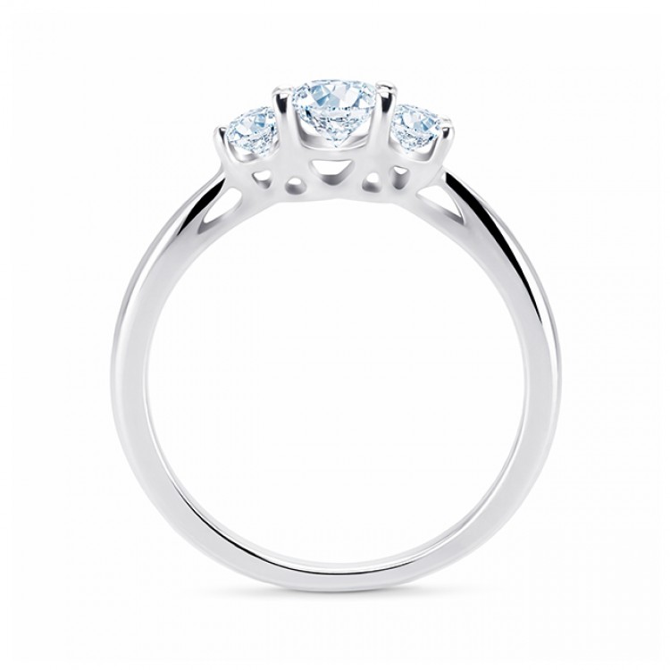Sortija "Tetual" de compromiso con diamantes certificados D-VS2 "Tetuan" - SR 53