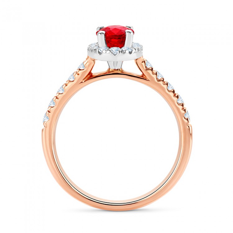 Anillo Rubí Orla Diamantes RED JAMAICA - SR 79 RUBI