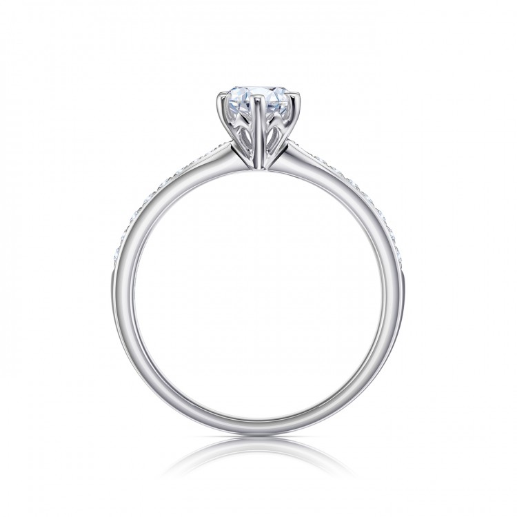 Anillo "Florencia B" de diseño elegante femenino de Jorge Juan Joyeros - SR42
