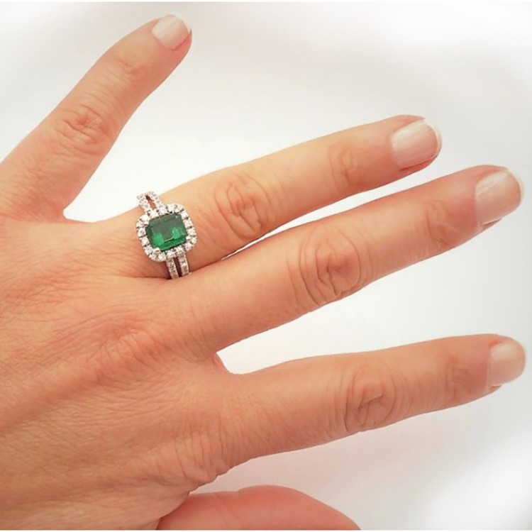 Anillo Esmeralda GREEN DUBAI - SR 89 ESM