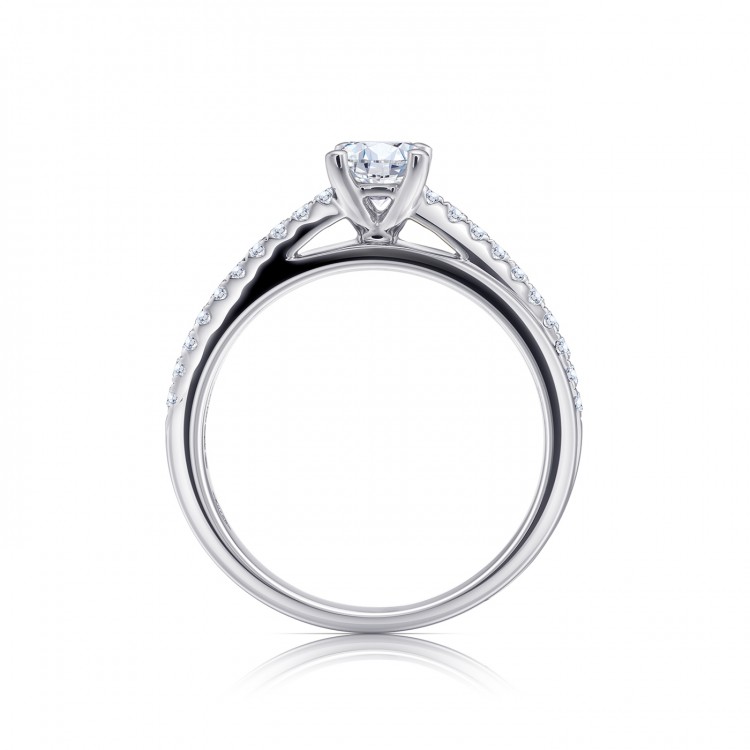 Anillo exclusivo y moderno de compromiso con Brillantes "Helsinki"  SR 38