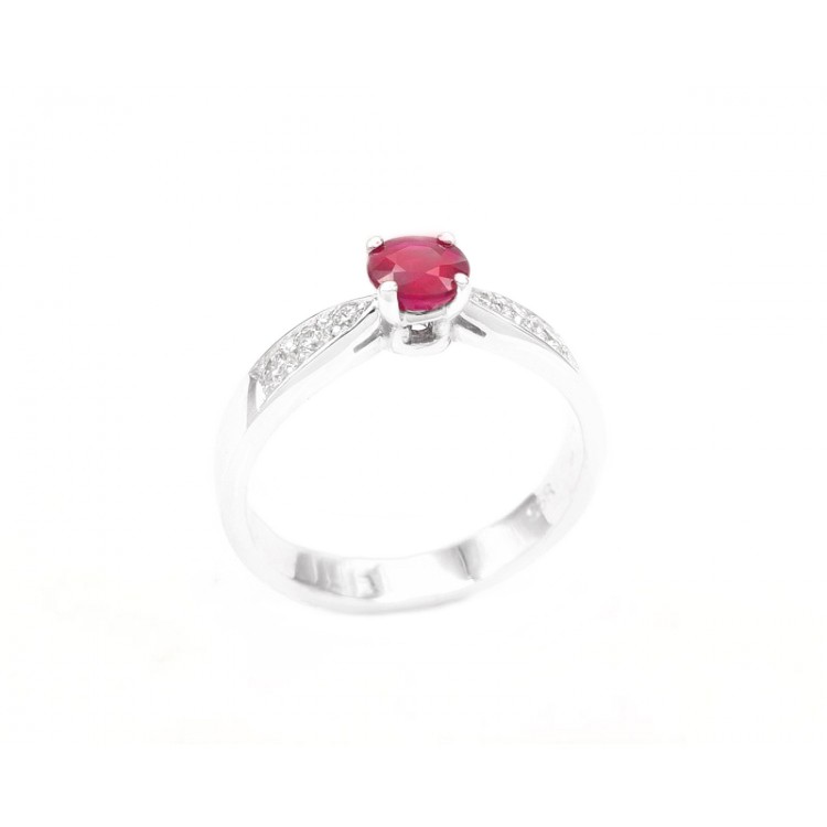 Anillo Rubí y diamantes RED HIGASHI - SK 4 R