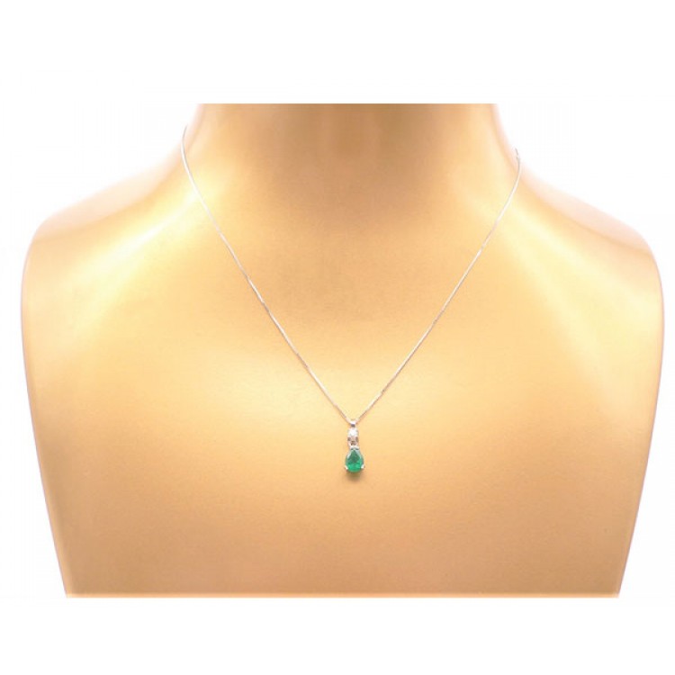 Colgante Esmeraldas Brillantes - CC 22/4