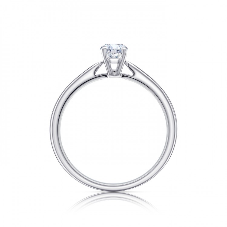 Solitario "Nairobi-PT" platino 950 con Brillante - SR 18 PT