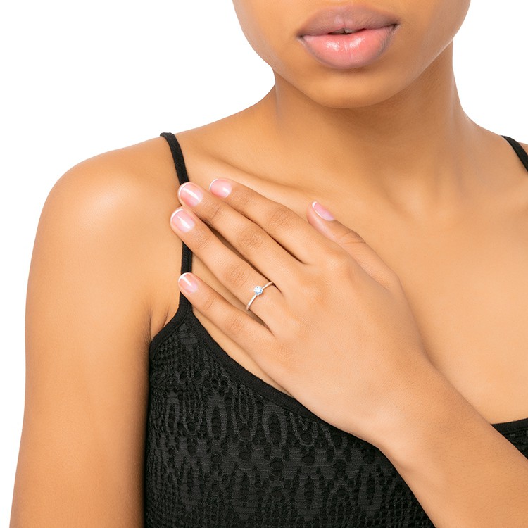 Solitario "Beauty" diamante: sencillo, elegante y discreto