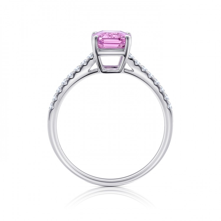 Sortija "Purple Capri" Zafiro Púrpura y brillantes - SR 77