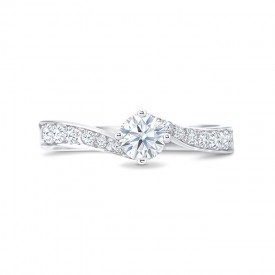 Anillo “Look Diamonds” de estilo clásico y elegante