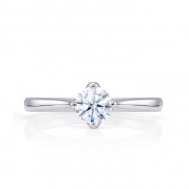 Anillo “Ikeda” 0.30 cts. oro 18k y brillante