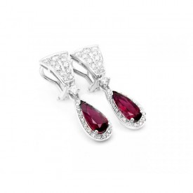 Pendientes Turmalina Brillantes - PM 80