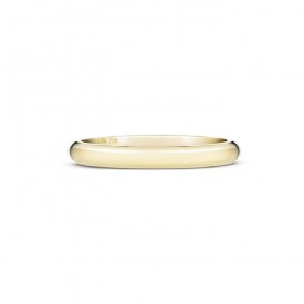 Wedding Alianzas Ring oro amarillo 3.5 por 2mm ancho confort B3OA