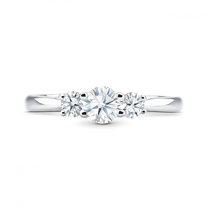 sortija de compromiso con diamantes certificados D-VS2 "Tetuan" - SR 53