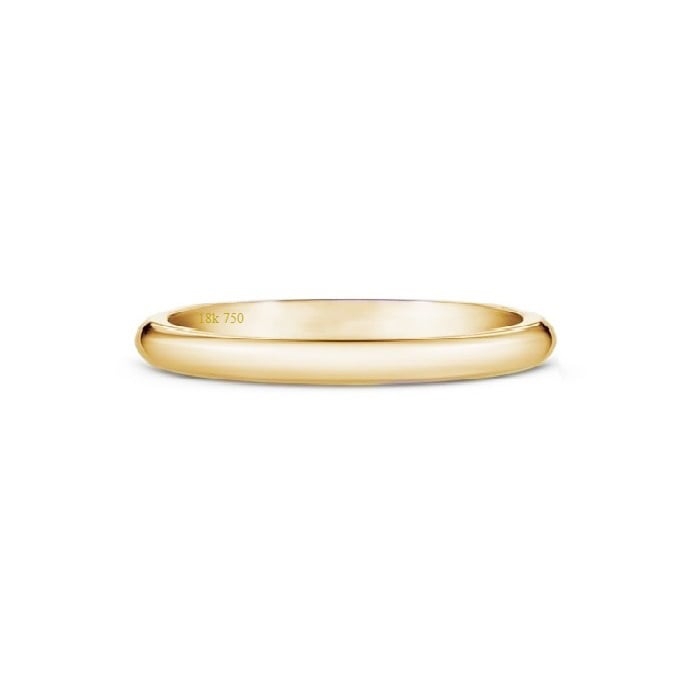 Alianza en oro rosa 18 kilates 3 mm Modelo Confort D2OR