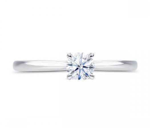 Solitario "Harmony" de pedida con brillantes - SR 10