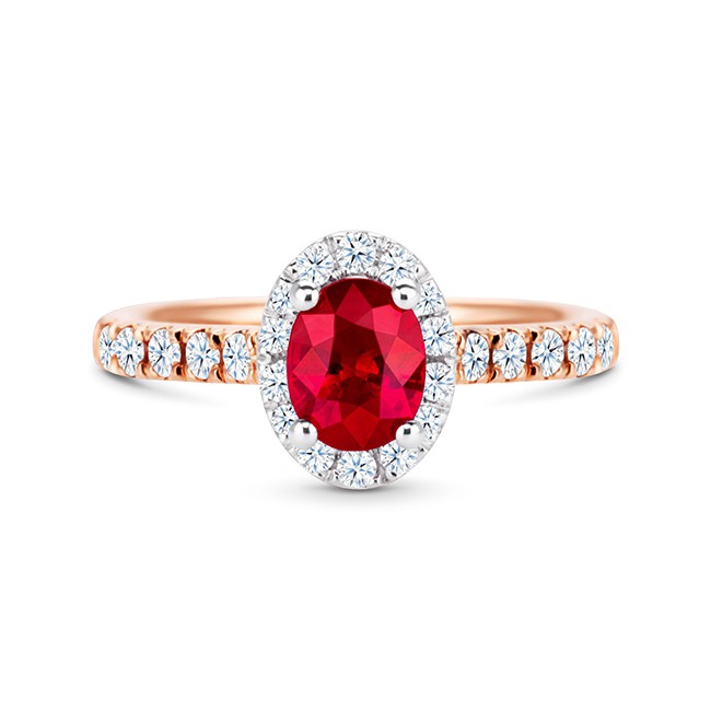 Anillo Rubí Orla Diamantes RED JAMAICA - SR 79 RUBI