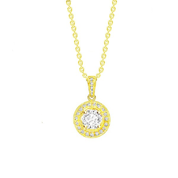 Collar Oro Amarillo 18K y Diamantes "Suntory" 