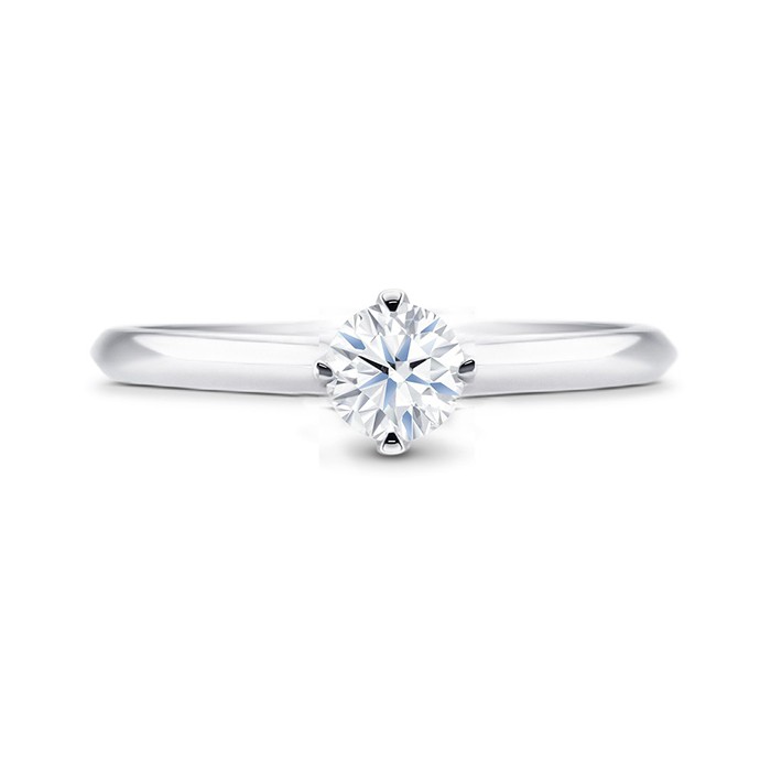 Solitario "Roma S" Diamante 0.30 cts. en oro blanco