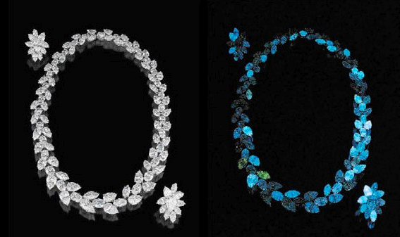 Flourescencia de los diamantes