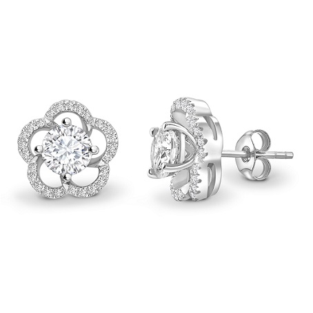 pendientes de diamantes